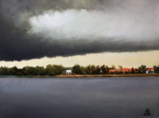 Widok na jezioro Tałty od Starych Sadów